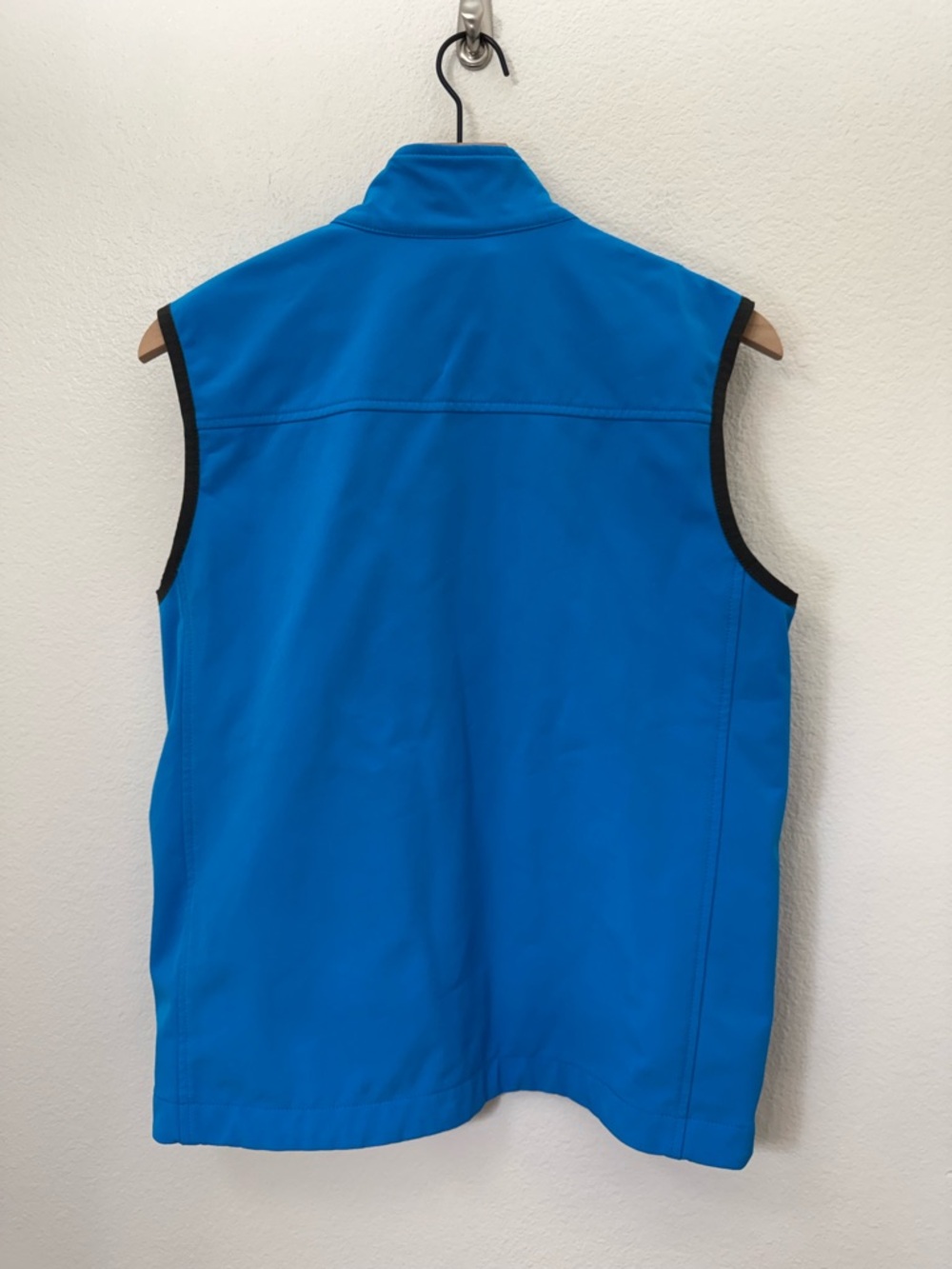 The North Face Athens Blue Troglo Vest Soft Shelled Lined Full Zip Medium - Picture 2 of 8